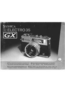 Yashica Electro 35 GX manual. Camera Instructions.